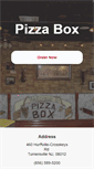 Mobile Screenshot of pizzaboxturnersville.net